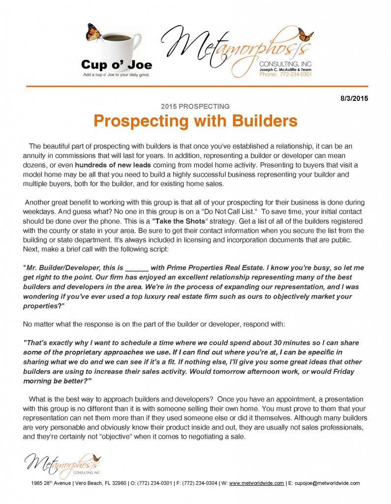 8-3-15_2015 Prospecting-Prospecting with Builders