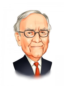 Warren Buffett drawing